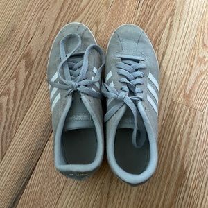 Light blue suede gazelle vintage adidas sneakers